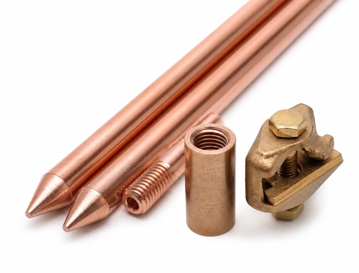 Earth Rod — Earth Rods, Clamps & Couplers supplied by Skyline